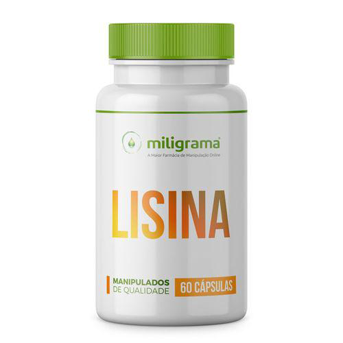 Imagem do produto Lisina 500Mg 60 Cápsulas