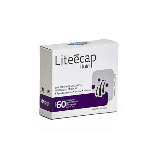 Liteecap Hair Com 60 Capsulas