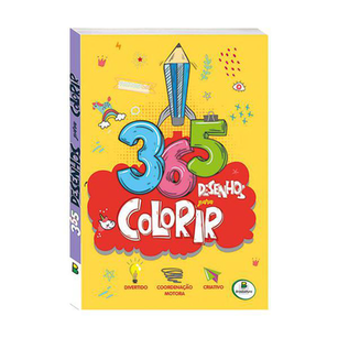 Imagem do produto Livro Infantil 365 Desenhos Para Colorir Amarelo