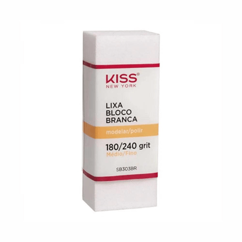 Imagem do produto Lixa Para Unha Bloco Branca Kiss New York
