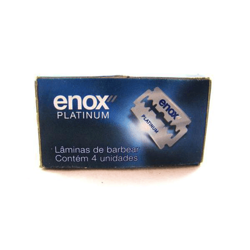 Imagem do produto Lminas De Barbear Cartela Enox Com 04 Unidades