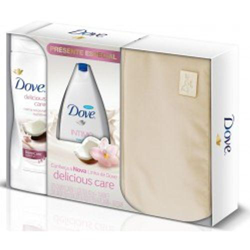 Imagem do produto Loção Hidratante Dove Coco 400 Ml E Sabonete Intimo 250 Ml E Necessaire