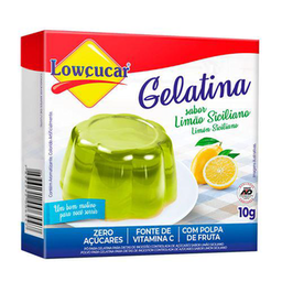 Imagem do produto Lowçucar Gelatina Limão Siciliano Zero Açucar 10G