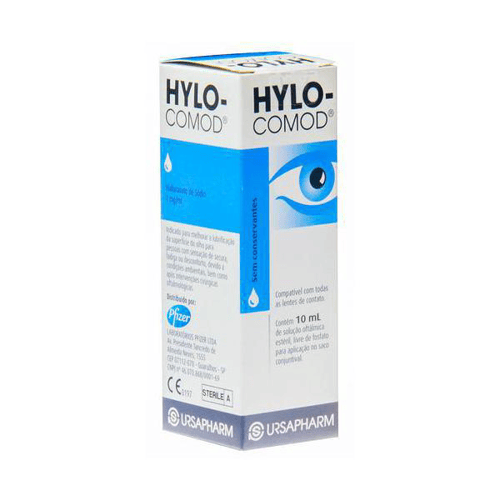 Lubrificante Ocular Hylo Comod 10Ml Solução