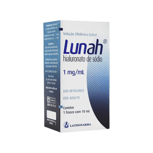Lunah - Gotas 1Mg /Ml Solução Oftalmológica Frasco Pe Com 10Ml