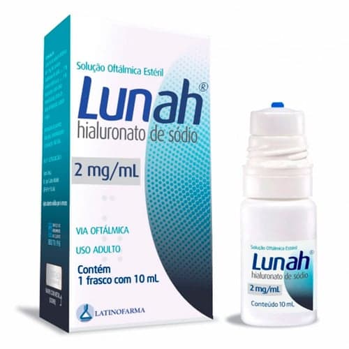 Lunah - Gotas 2Mg/Ml Solução Oftalmológica Frasco Pe Com 10Ml