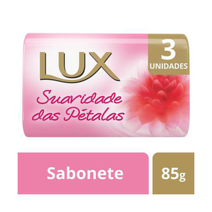 Imagem do produto Lux Sabonete Suavidade Das Petalas 3 Unidades Com 85G Cada