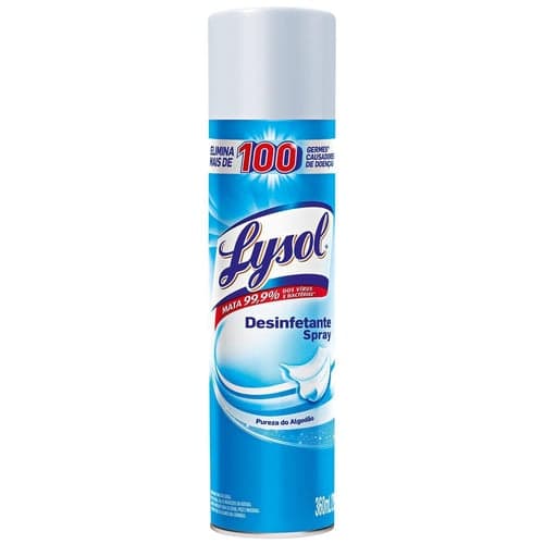 Lysol Spray Desinfetante Para Uso Geral Pureza Do Algodão 360Ml