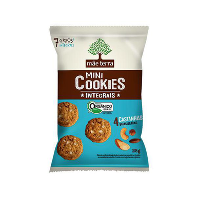 Imagem do produto Mae Terra Cookies Organico Castanhas 25G
