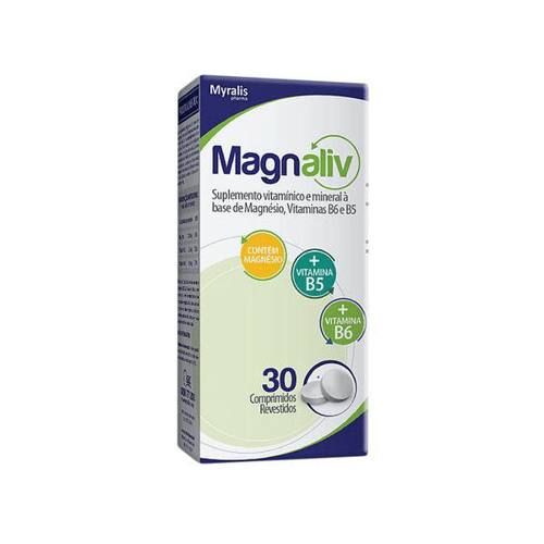 Imagem do produto Magnaliv - 130Mg 2,5Mg 1Mg C 30 Comprimidos