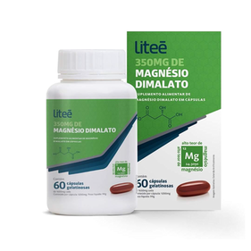 Imagem do produto Magnésio Dimalato 350Mg Litee 60 Cápsulas Gelatinosas