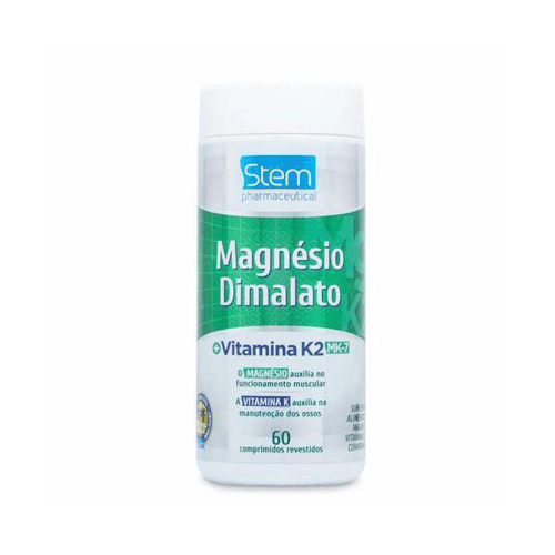 Imagem do produto Magnesio Dimalato 430 Mg + Vitamina K2 74,5 G Stem 60 Cp