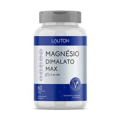 Imagem do produto Magnésio Dimalato Max Lauton Nutrition 260Mg Com 60 Cápsulas