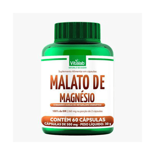 Imagem do produto Magnésio Dimalato Vitalab 60 Cápsulas