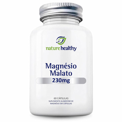 Imagem do produto Magnésio Malato Nature Healthy 230Mg Com 60 Cápsulas