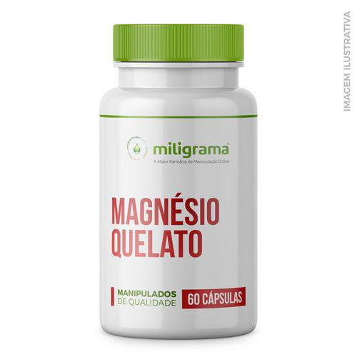 Imagem do produto Magnésio Quelato 200Mg 60 Cápsulas