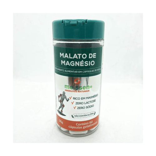 Imagem do produto Malato De Magnésio 500Mg Meissen 60 Cápsulas