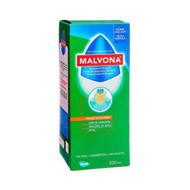 Malvona - Antisséptico Solução Tópica 200Ml