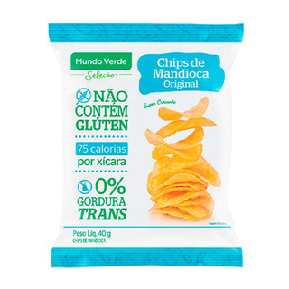 Imagem do produto Mandioca Chips Original Sem Sal 40G Mundo Verde Seleção