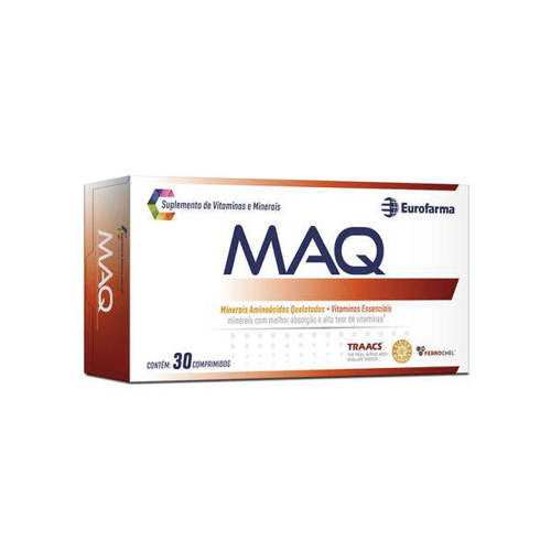 Maq Suplemento De Vitamina E Minerais 30 Comprimidos