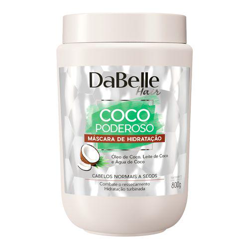 Imagem do produto Máscara Capilar De Hidratação Dabelle Hair Coco Poderoso Com 800G