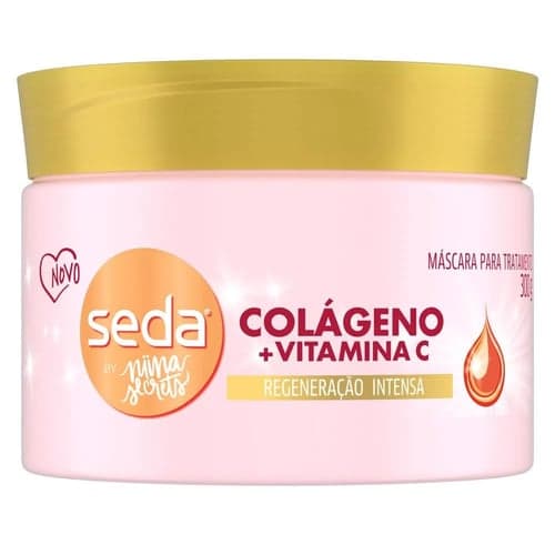 Máscara De Tratamento Seda By Niina Secrets Colágeno E Vitamina C Com 300G 300G