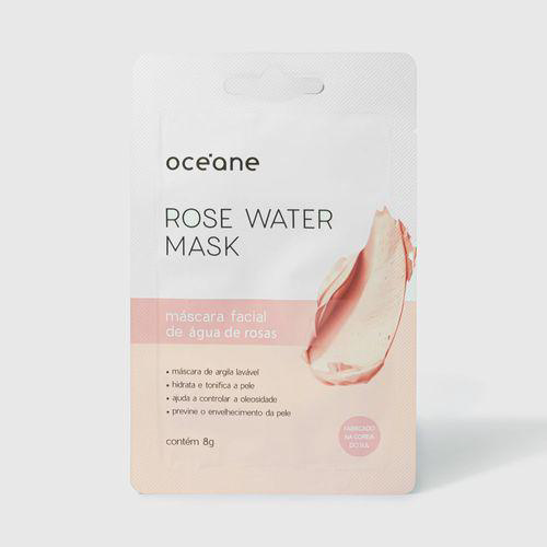 Imagem do produto Máscara Facial Com Água De Rosas Rose Water Mask 8G Océane