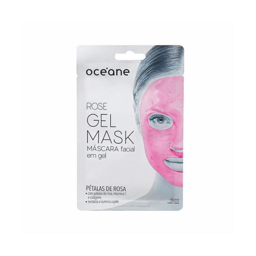 Imagem do produto Mascara Facial Em Gel Oceane Petalas De Rosa 1 Unidade