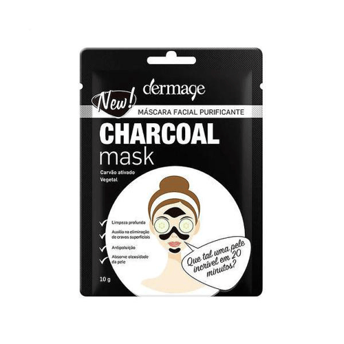 Imagem do produto Máscara Facial Purificante Dermage Charcoal Mask 10G