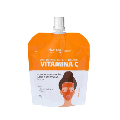 Imagem do produto Máscara Facial Vitamina C E Colágeno 50G Max Love