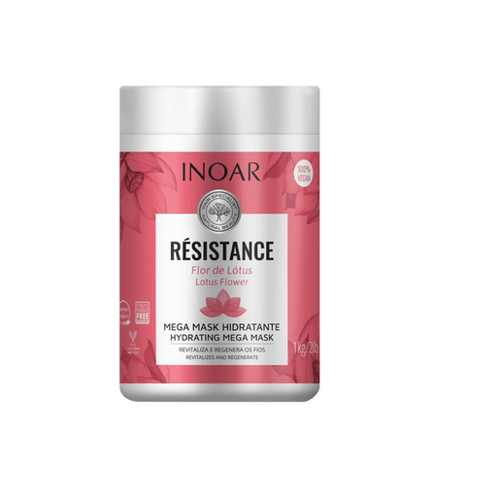 Imagem do produto Mascara Hidratante Capilar Inoar Resistance 1 Kg Flor De Lotus