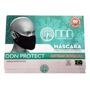 Imagem do produto Máscara Lavável 50X Ddn Protect Sem Costura Adulto Preta