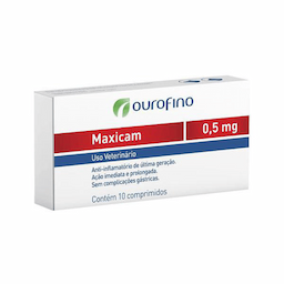 Maxicam 0,5Mg Uso Veterinário Com 10 Comprimidos