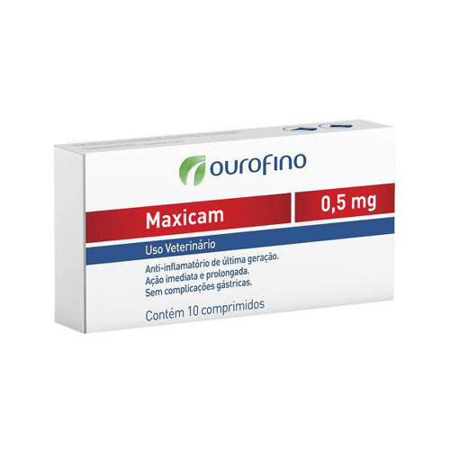 Imagem do produto Maxicam 0,5Mg Uso Veterinário Com 10 Comprimidos