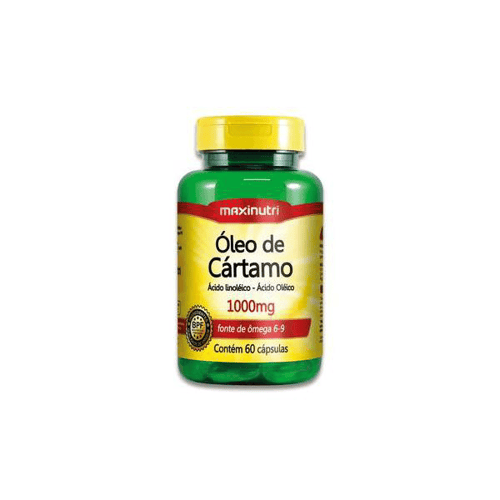 Imagem do produto Maxinutri Oleo De Cartamo 1000 Mg 60 Cápsulas