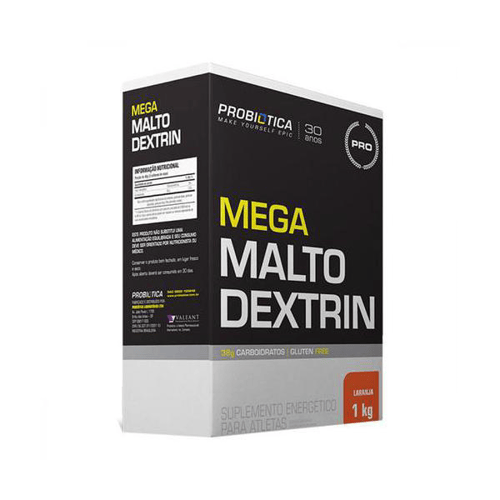 Mega Maltodextrin 1Kg Laranja Probiótica
