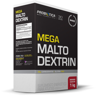 Imagem do produto Mega Maltodextrin 1Kg Morango Silvestre Probiótica