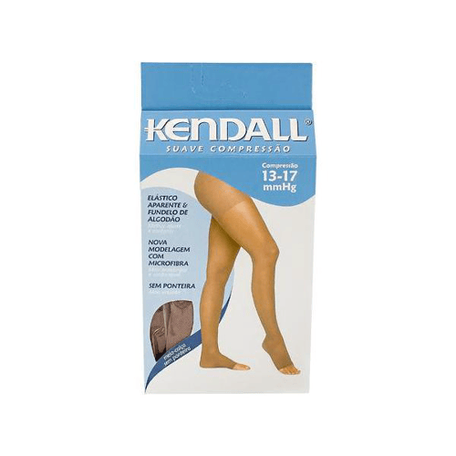 Imagem do produto Meia - Calça Medicinal Kendall Suave Compressão Mel Grande Sem Ponteira