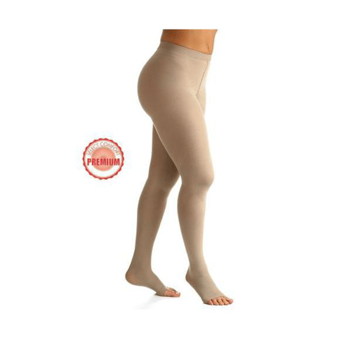 Imagem do produto Meia Elástica Sigvaris Select Comfort At Tamanho Pequena Curta Feminina Cor Natural Compressão 2030Mmhg Ref: P1a33