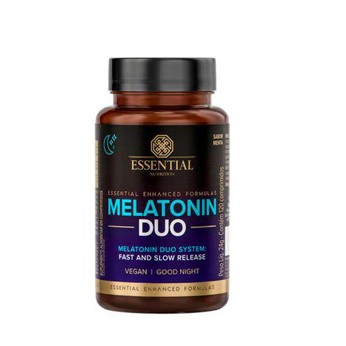 Imagem do produto Melatonin Duo Melatonina 0,21Mg 120 Caps Essential Nutrition