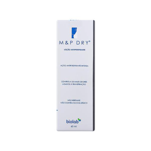 Imagem do produto Loção Antiperspirante Para Mãos E Pés Biolab M&P Dry Com 60Ml