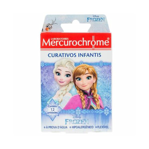 Imagem do produto Mercurochrome Curativos Infantil Frozen 12 Unidades