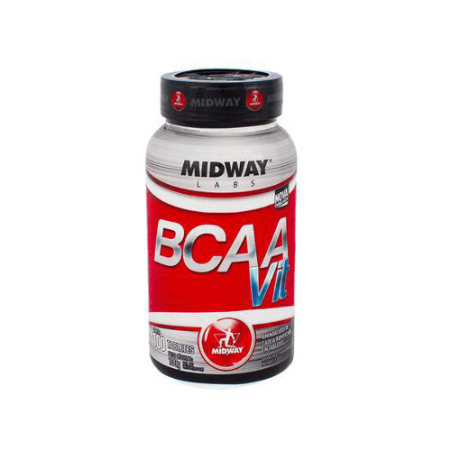 Imagem do produto Midway Bcaa Usa 100 Tabletes 100G
