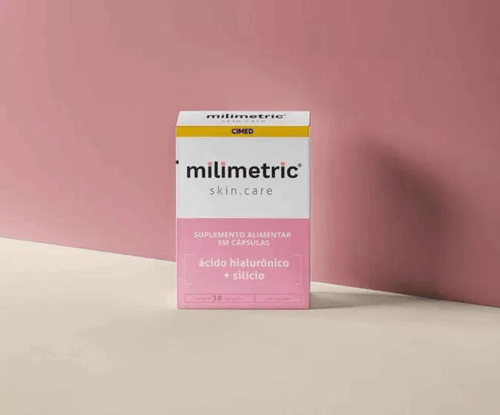 Imagem do produto Milimetric Skin Care Ácido Hialurônico E Silício Com 30 Capsulas Cimed