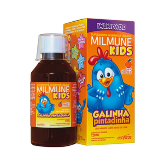 Imagem do produto Milmune Kids Galinha Pintadinha 120Ml Laranja+Caramelo