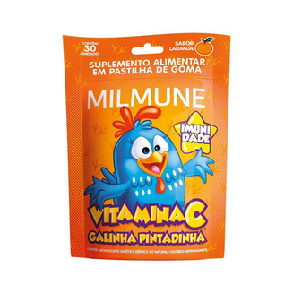 Imagem do produto Milmune Vitamina C Galinha Pintadinha Com 30 Gomas Laranja
