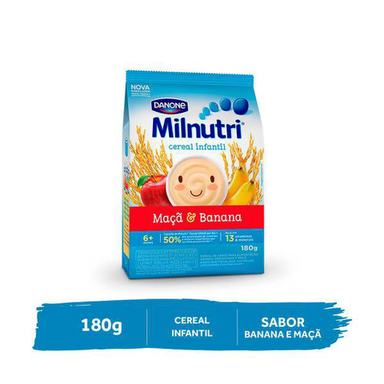 Imagem do produto Milnutri Cereal Arroz Banana Maca Sachet 180G