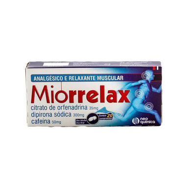 Imagem do produto Miorrelax 20 Comprimidos