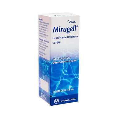 Imagem do produto Mirugell - Lubrificante Oftálmico 15Ml