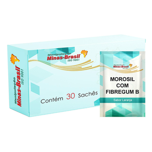 Imagem do produto Morosil Com Fibregum B Sabor Laranja 30 Sachês